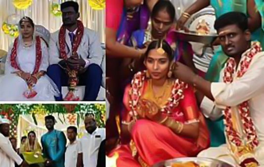 மூன்று மத முறைப்படி மூன்று முறை திருமணம்… இளைஞரின் அசத்தல் : குவியும் பாராட்டு!!