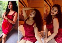 பக்காவா காட்டி பாடாய் படுத்தும் இளம் நடிகை மாளவிகா மேனன்!!