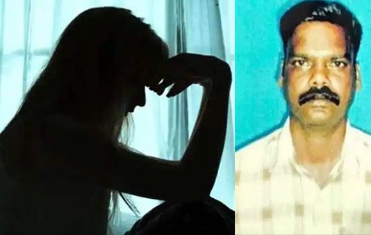 மகள் மீது பாலியல் அச்சுறுத்தல் ஏற்படுத்திய தந்தைக்கு நேர்ந்த விபரீதம்!!