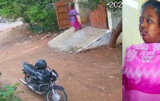 சிசிடிவி காட்சியால் சிக்கிய பக்கத்து வீட்டுப் பெண் : விசாரணையில் வெளியான அதிர்ச்சி!!