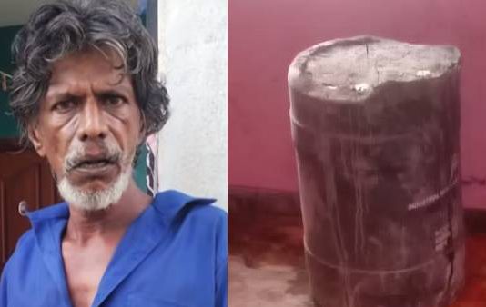 தாயின் சடலத்தை பிளாஸ்டிக் ட்ரம்மில் மூடி வைத்த மகன் : பின்னர் தெரிய வந்த உண்மை!!