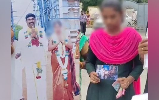 முதலிரவை வீடியோ எடுத்து மிரட்டும் எஸ்ஐ கணவன்…. பெண் கண்ணீர்மல்க புகார்!!