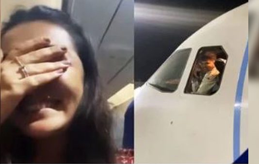 திடீரென விமானத்தில் பைலட் கொடுத்த சர்ப்ரைஸ் : நெகிழ்ச்சியை ஏற்படுத்திய சம்பவம்!!