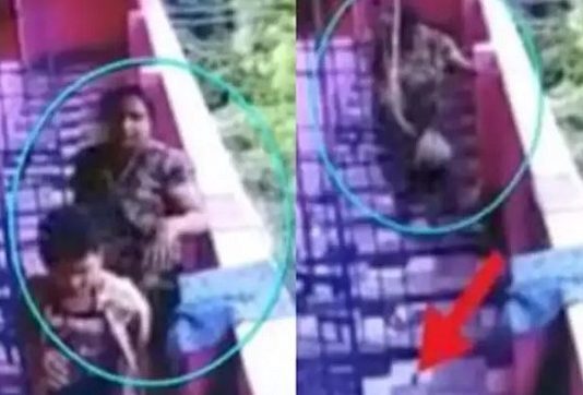 எலியை துரத்தி சென்ற பெண் மயங்கி விழுந்து பலி… மகன் கண்முன்னே நடந்த துயரம்!!