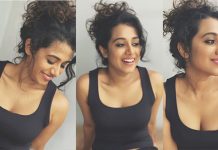 தம்மாத்துண்டு டாப் அணிந்து செம ஹாட்டா போஸ் கொடுத்து புகைப்படங்களை பகிர்ந்த ஷில்பா மஞ்சுநாத்!!