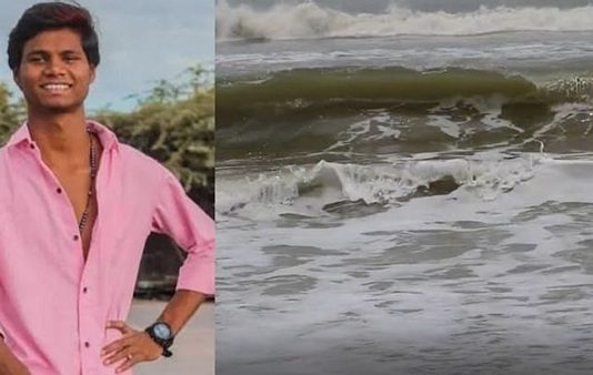 செல்ஃபி எடுக்கும்போது கடல் அலையில் சிக்கிய பள்ளி மாணவன்.. நண்பர்கள் கண்முன்னே நடந்த சோகம்!!