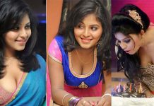 முழு தொடையும் பளிச்சென்று தெரிய சூடான போஸ் கொடுத்த அஞ்சலி.. ஜொள்ளு விடும் இளசுகள்!!