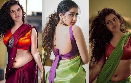 இந்த டிரெஸ்ல சும்மா நச்சின்னு இருக்கிறீங்க… ரசிகர்களை சுண்டி இழுத்த அனுபமா பரமேஸ்வரன்!!