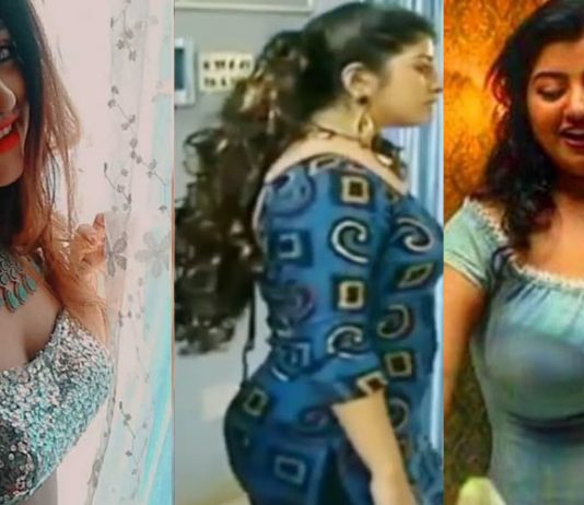 பிதுங்கும் முன்னழகு.. லோ நெக் உடையில் VJ மகாலட்சுமி ஹாட் போட்டோஸ்!!