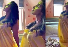 ப்ப்ப்பா.. அரைகுறை உடையில் தளதள உடம்பு காட்டி தவிக்கவிட்ட மாளவிகா மேனன்!!