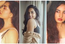 இடுப்பழகை காட்டி இளசுகளை சுண்டி இழுக்கும் சிருஷ்டி டாங்கே!!