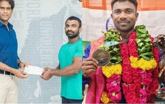 இந்தியாவிற்கு பெருமை சேர்த்த கூலித் தொழிலாளி : ஆணழகன் போட்டியில் தங்கம் வென்று அசத்திய இளைஞர்!!