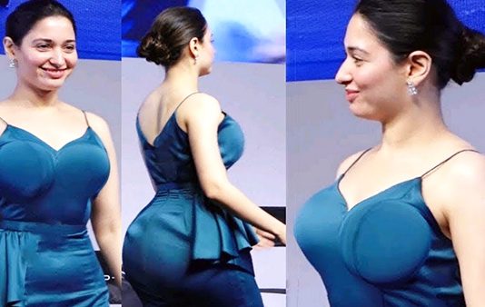 டைட் உடையில் பிதுங்கி வழியும் முன்னழகை தூக்கலாக காட்டி ரசிகர்களின் தூக்கத்தை கெடுத்த தமன்னா!!