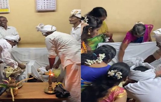 30 ஆண்டுகளுக்கு முன்பு இறந்தவர்களுக்கு திருமணம் : தடபுடலாக விருந்து வைத்த குடும்பம்!!