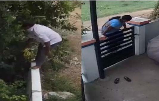 படுக்கையறை, கழிவறையை எட்டிப் பார்க்கும் காமுக தம்பதி : சிசிடிவியால் ஷாக்கான நபர்!!