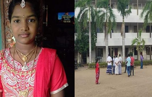 மாணவி கழுத்தில் காயங்கள்… புயலை கிளப்பும் பள்ளி மாணவி விவகாரம்!!