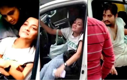 நடிகையுடன் காரில் சென்று கொண்டிருந்த நடிகர்… வழிமறித்து இருவரையும் சரமாரியாக தாக்கிய மனைவி : நடந்தது என்ன?