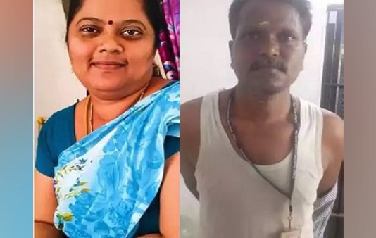 கடப்பாரையால் அடித்து மனைவி கொலை செய்த கணவன் : நெஞ்சை உலுக்கும் சம்பவம்!!