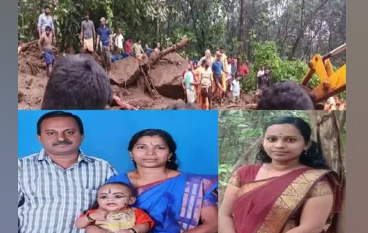 எமனாக வந்த நிலச்சரிவு… ஒரே குடும்பத்தை சேர்ந்த 5 பேருக்கு நேர்ந்த சோகம்!!