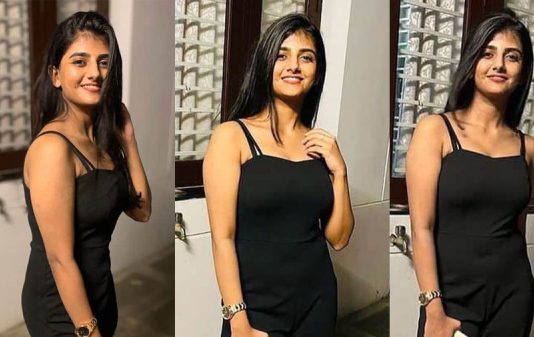 டீசர்ட்டுக்குள் அடங்காமல் திமிரும் முன்னழகை காட்டி கிறங்கடிக்கும் கேப்ரிலா!!