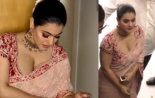 இந்த வயசுலயும் இவ்வளவு கவர்ச்சியா… முன்னழகை எடுப்பா கட்டி கஜோல் வெளியிட்ட ஹாட் போட்டோஸ்!!