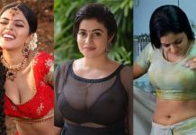 முன்னழகை காட்டி போஸ் கொடுத்த பூர்ணாவின் புகைப்படங்களை பார்த்து மயங்கிக் கிடக்கும் ரசிகர்கள்!!