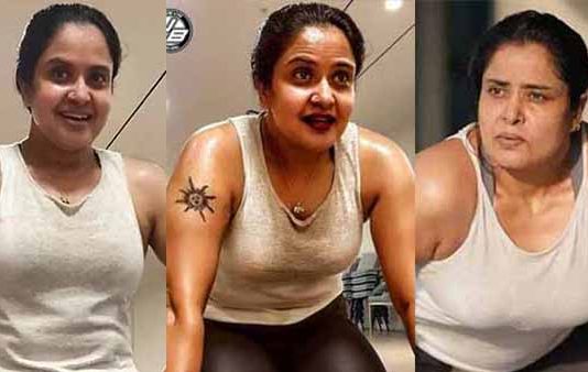 இந்த வயசுலயும் இப்படியா? ரசிகர்களை ஷாக் ஆக்கிய சீரியல் நடிகை பிரகதி ஹாட் கிளிக்ஸ்!!