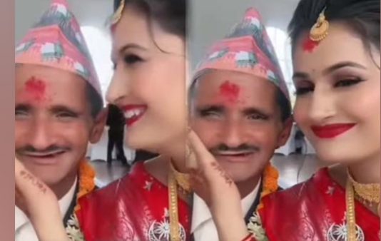 ஐ லவ் யூ என்று கூறி மணமகள் கொடுத்த முத்தம் : பதிலுக்கு மாப்பிள்ள செய்த காரியம்!!
