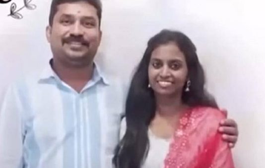 வெளிநாட்டில் தேனிலவு கொண்டாடிவிட்டு திரும்பிய புதுமணப் பெண்ணுக்கு நேர்ந்த பரிதாபம்!!