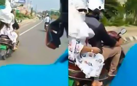“கூட போறது என் பொண்டாட்டி மாதிரியே இருக்கே”.. டூ வீலரை மடக்கிய கணவர்.. சிக்கிய மனைவி : நடுரோட்டில் நடந்த பரபரப்பு சம்பவம்!!