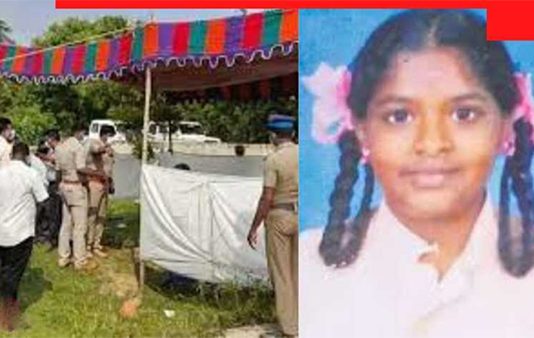 சுடுகாட்டில் புதைக்கப்பட்ட சிறுமியின் தலை துண்டிப்பு : சிதறி கிடந்த பூஜை பொருட்களால் பரபரப்பு!!