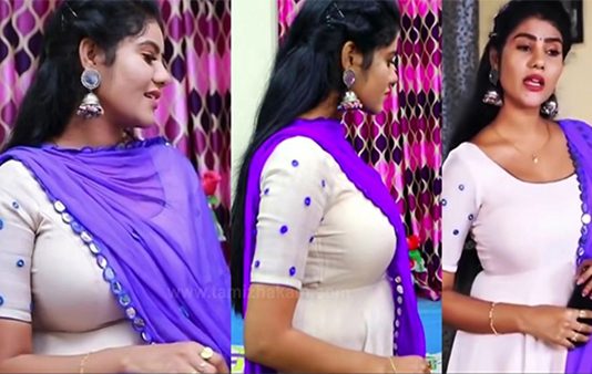 செம ஹாட்டு… முட்டிகிட்டு நிக்கும் முன்னழகை காட்டி நிவிஷா வெளியிட்ட ஹாட் போட்டோஸ்!!