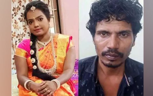 காதல் மனைவியை விரட்டி விரட்டி வெட்டிய கணவன்… நடந்த விபரீதம்!!