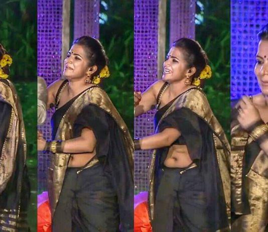 மாடர்ன் உடையில் உடலழகை எடுப்பாக காட்டி கிளாமர் போஸ் கொடுத்த டிடி!!