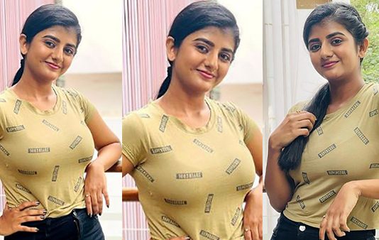 முட்டிகிட்டு நிக்கும் முன்னழகு எடுப்பாக தெரிய கவர்ச்சி போஸ் கொடுத்து ரசிகர்களை சூடேற்றிய கேப்ரியல்லா!!