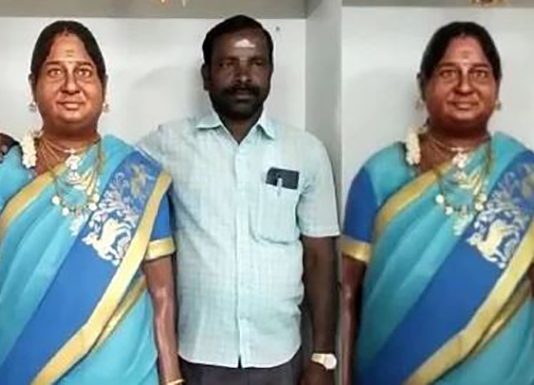 “என் மனைவிக்கு நடந்தது யாருக்கும் நடக்க கூடாது”.. புது வீட்டில் மனைவிக்கு சிலை வைத்த கணவன் : நெஞ்சை நெகிழவைக்கும் பின்னணி!!