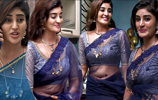 கவர்ச்சி காட்டி இளசுகளின் தூக்கத்தை கெடுத்த நிமேஷிகா ராதாகிருஷ்ணன் ஹாட் போட்டோஸ்!!