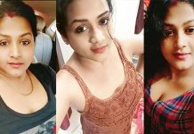 துப்பட்டா போடாமல் அதை அப்பட்டமாக காட்டி சூடான போஸ் கொடுத்த ரிந்தியா!!