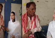 19 வயது பெண்ணை திருமணம் செய்த 70 வயது தாத்தா : வெளியான ரொமான்ஸ் புகைப்படங்கள்!!