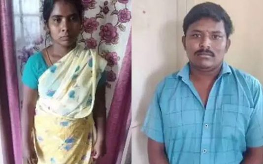 கள்ளக்காதலால் கணவனை தீர்த்துக்கட்டிய மனைவி : இவங்க தொல்ல தாங்க முடியல!!