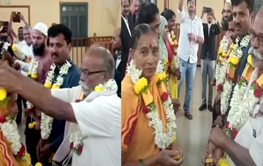 59 வயதில் விவாகரத்து மீண்டும் 69 வயதில் திருமணம் மூலம் மீண்டும் இணைந்த தம்பதி!!