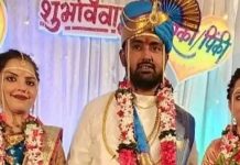 திருமணத்திலும் பிரியக் கூடாது.. ஒரே நபரை மணந்து கொண்ட இரட்டை சகோதரிகள் : மகிழ்ச்சியுடன் போஸ் கொடுத்த வினோதம்!!