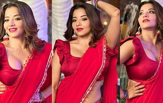 ஜாக்கெட்டில் பிதுங்கும் முன்னழகை காட்டி ரசிகர்களை சொக்க வைத்த ஆஷ்லி மோனாலிசா!!