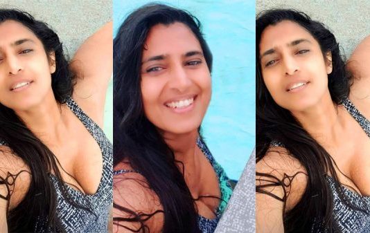 நீச்சல் குளத்தில் நீச்சல் உடையில் ரசிகர்களை மயக்கிய கஸ்தூரி ஹாட் போட்டோஸ்!!