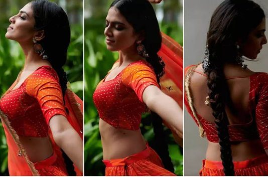 முன்னழகை அப்பட்டமாக காட்டி ரசிகர்களை சூட்டைக் கிளப்பிய மாளவிகா மோகனன்!!