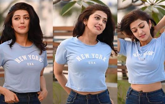 முன்னழகை காட்டி செம சூடான போஸ் கொடுத்த பிரணிதா ஹாட் போட்டோஸ்!!
