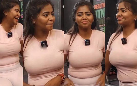 ப்பா முடியல… முன்னழகு எடுப்பாக தெரிய படு சூடான போஸ் கொடுத்த ஷாலு ஷம்மு!!