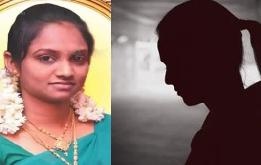 காதல் கணவர் மரணம்… மனமுடைந்த இளம் மனைவி எடுத்த விபரீத முடிவு : தவிக்கும் பெண் குழந்தை!!