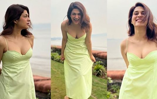 முன்னழகை கும்மென காட்டி போஸ் கொடுத்த ஷ்ரத்தா தாஸ் ஹாட் போட்டோஸ்!!