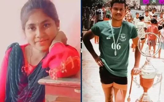 தண்டவாளத்தில் ரொமான்ஸ் செய்த காதல் ஜோடிக்கு நேர்ந்த விபரீதம்!!